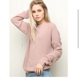 Brandy Melville Blush Ollie Sweater